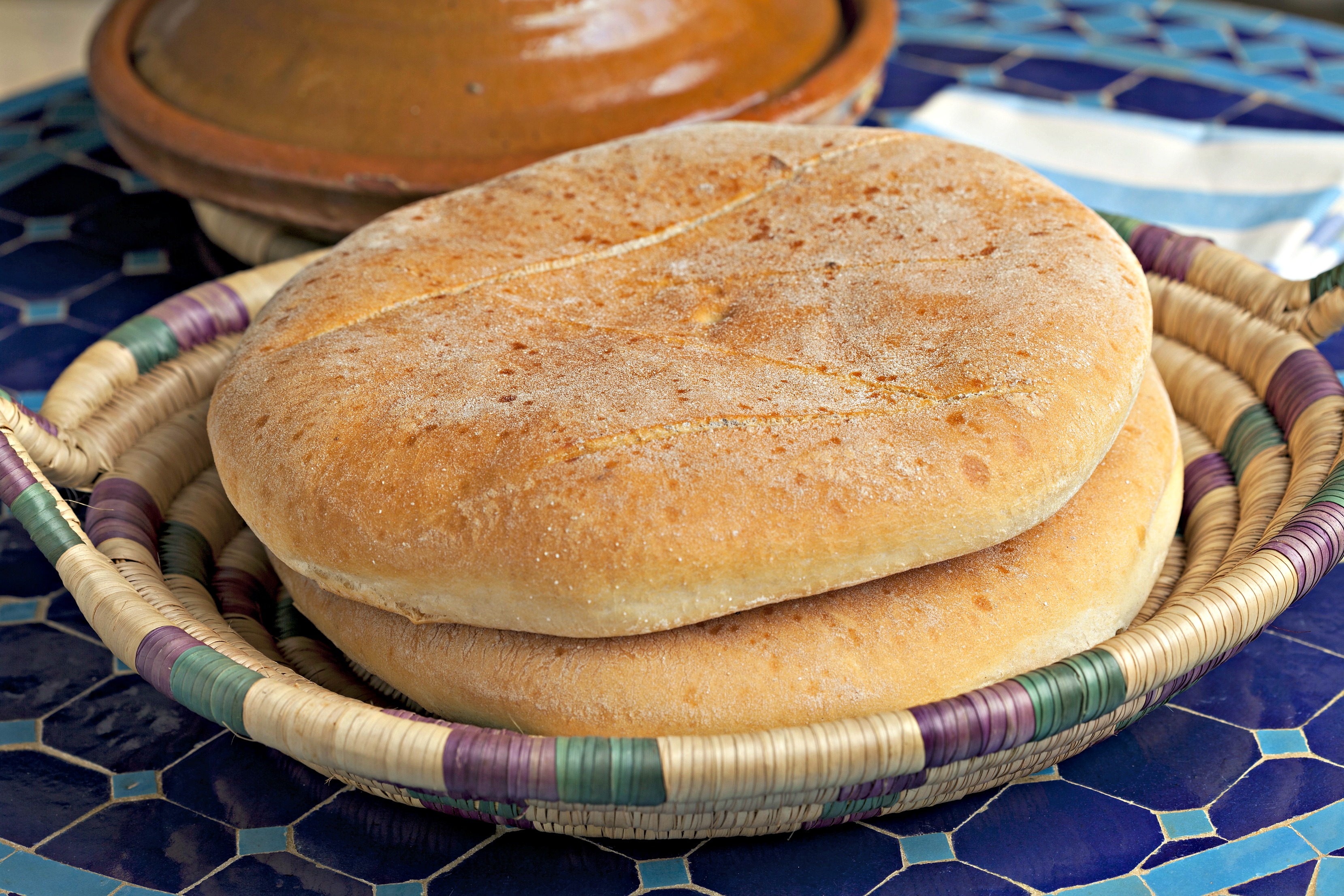 Moroccan Khobz Recipe Basic Moroccan Bread Recipe Taste Of Maroc